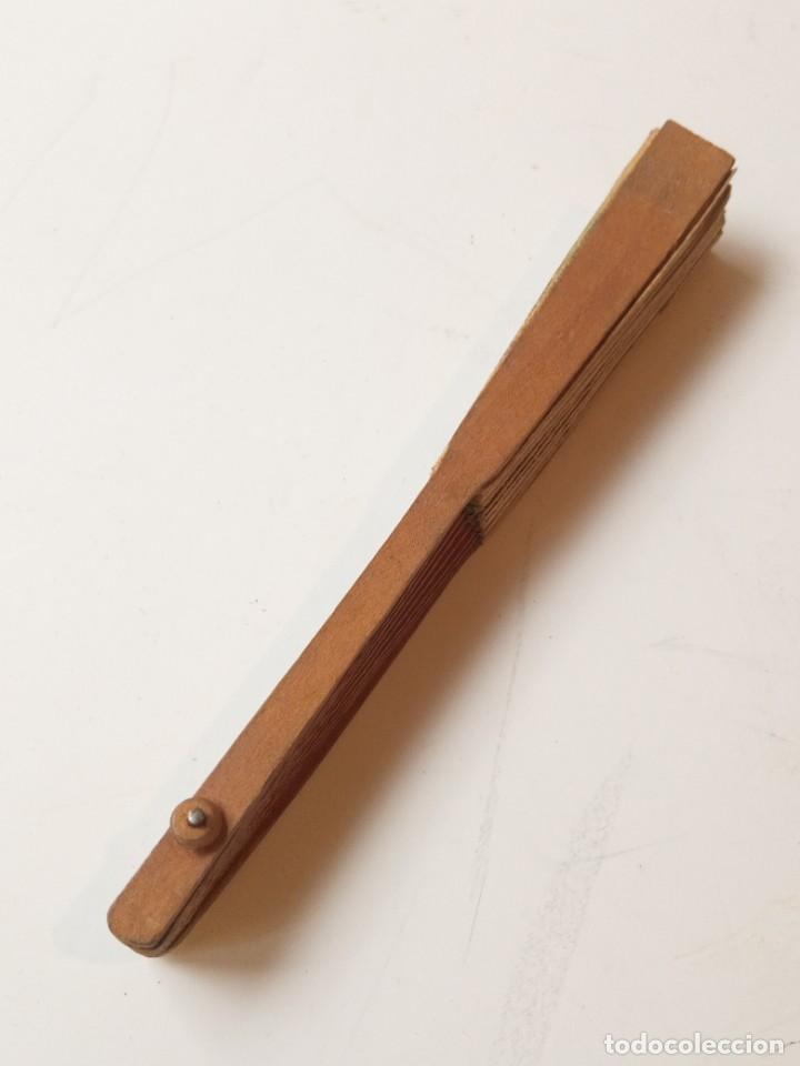 Antig&uuml;edades: MINI ABANICO DE MADERA - Foto 7