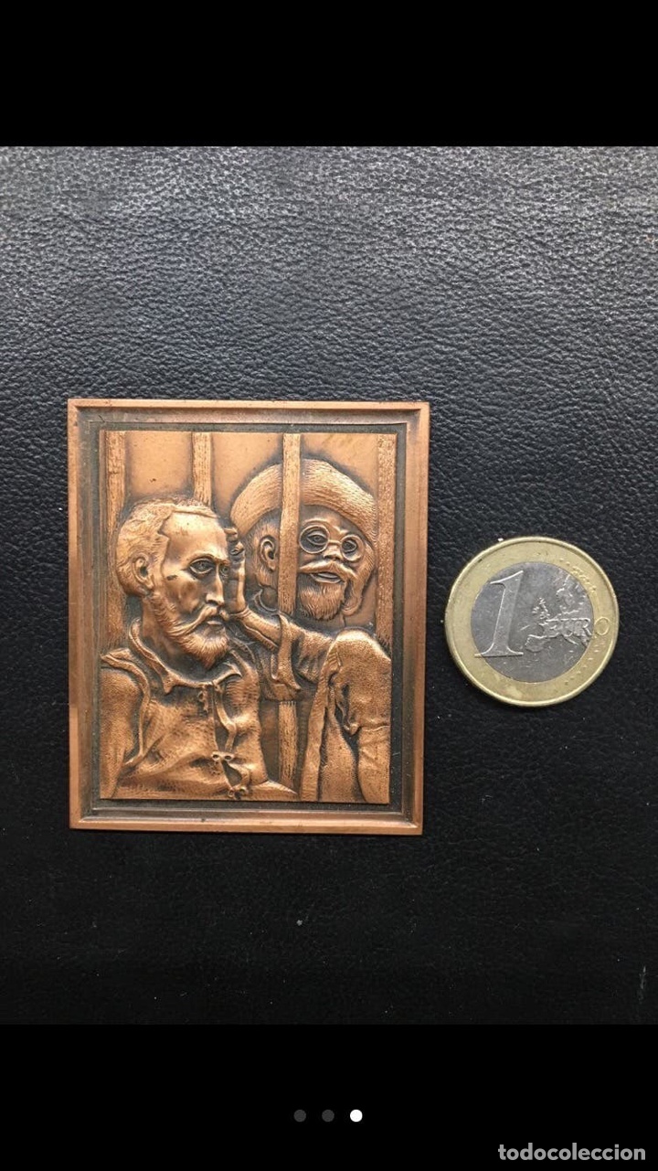 Antig&uuml;edades: GRABADO PLACA RELIEVE EN COBRE - Foto 4