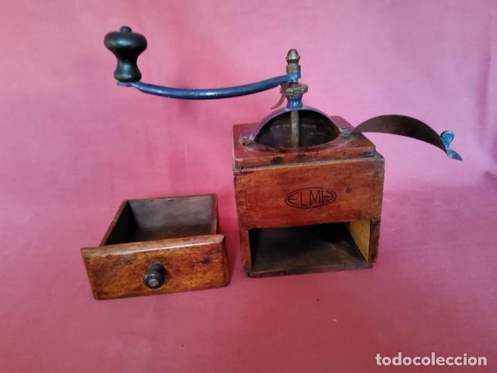 Antig&uuml;edades: MOLINILLO DE CAF&Eacute; ANTIGUO, MARCA ELMA - Foto 8