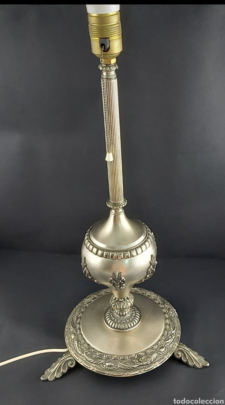 Antig&uuml;edades: ANTIGUA L&Aacute;MPARA DE MESA - Foto 6