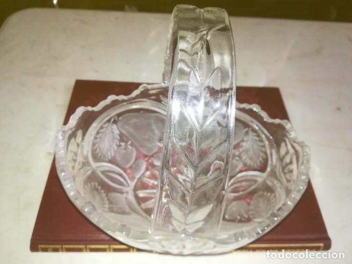 Antig&uuml;edades: CESTA CRISTAL DECORADA / / / NAV4 - Foto 1