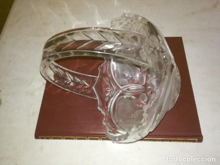 Antig&uuml;edades: CESTA CRISTAL DECORADA / / / NAV4 - Foto 3