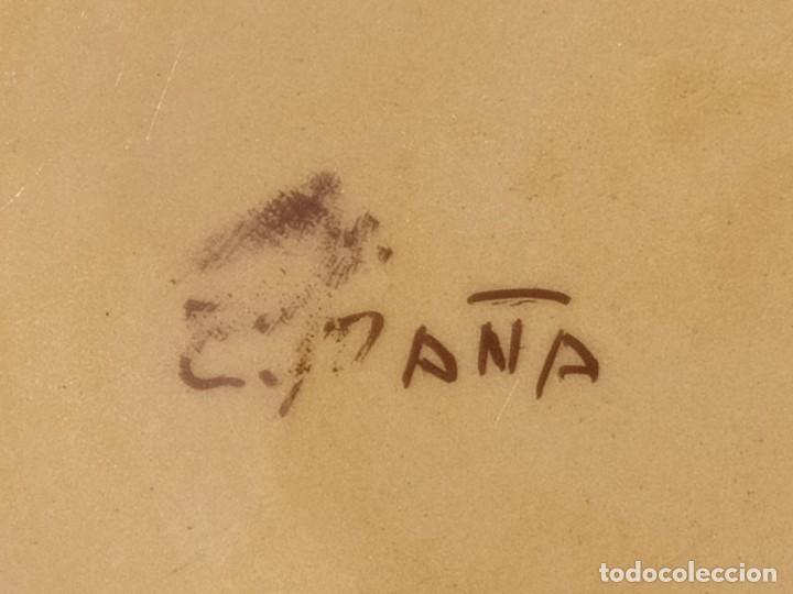Antig&uuml;edades: Gran jarra de reflejo met&aacute;lico de Manises - Foto 10