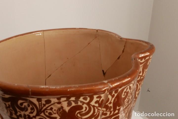 Antig&uuml;edades: Gran jarra de reflejo met&aacute;lico de Manises - Foto 13