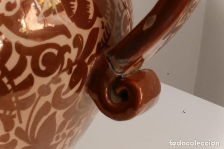 Antig&uuml;edades: Gran jarra de reflejo met&aacute;lico de Manises - Foto 18