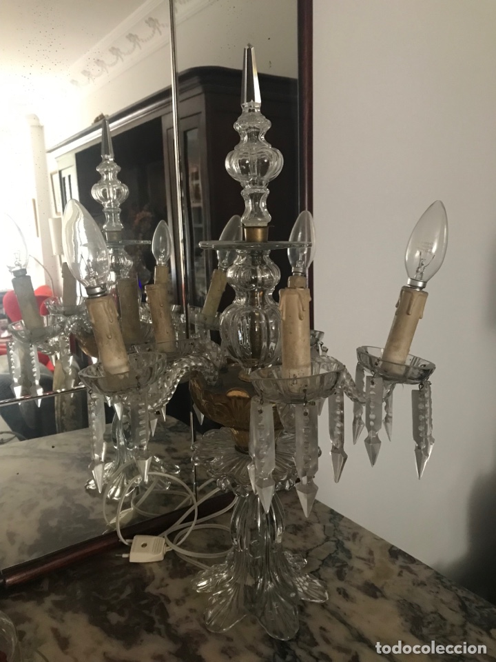 Antig&uuml;edades: Candelabros cristal de roca