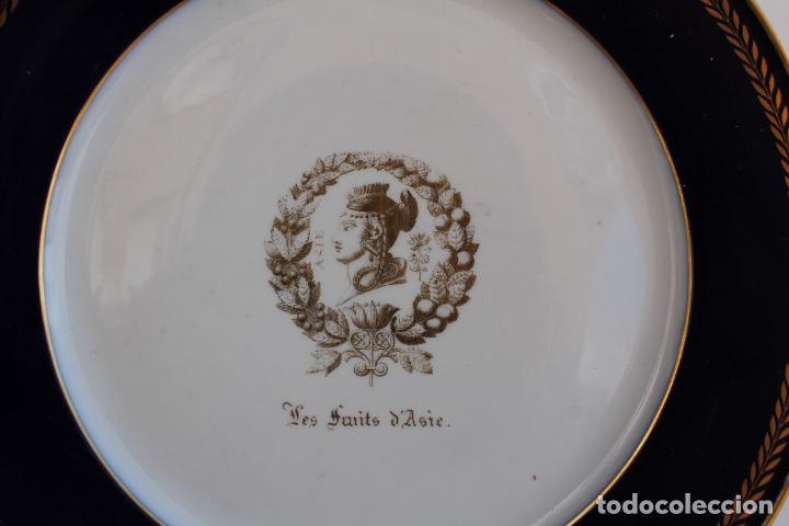 Antig&uuml;edades: PLATO DE PORCELANA DE SEVRES - Foto 2