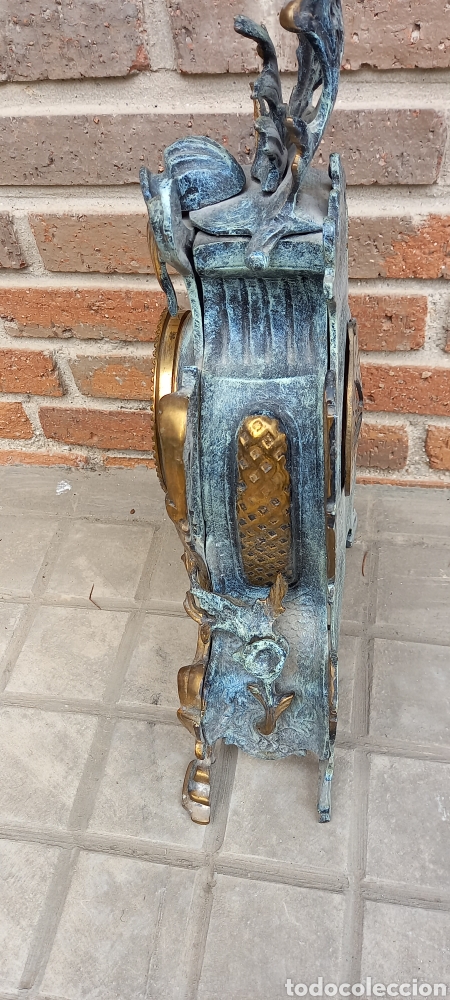 Antig&uuml;edades: Caja antigua de reloj de sobremesa - Foto 3
