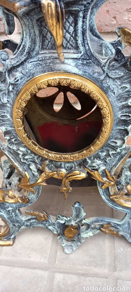 Antig&uuml;edades: Caja antigua de reloj de sobremesa - Foto 4
