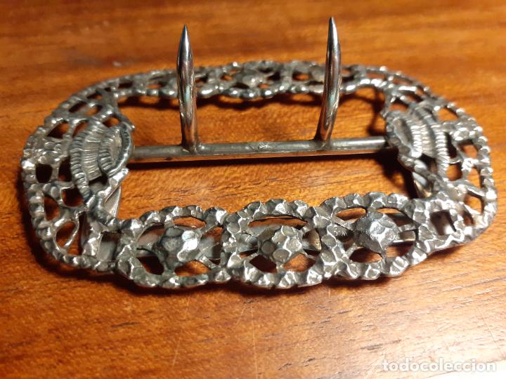 Antig&uuml;edades: Hebilla de plata inglesa - Foto 2