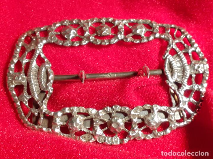 Antig&uuml;edades: Hebilla de plata inglesa - Foto 5