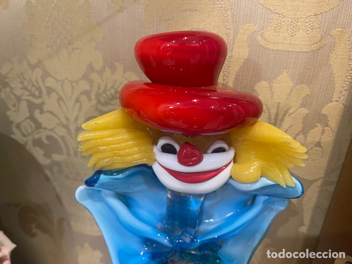 Antig&uuml;edades: Payaso antiguo de murano de 36 cm - Foto 5