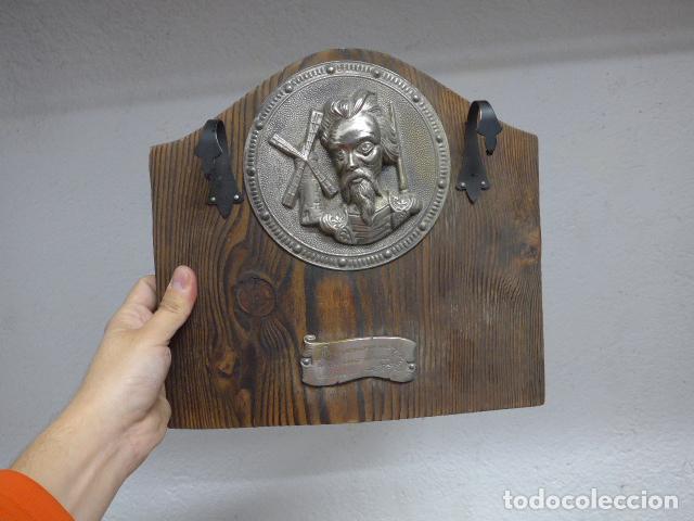 Antig&uuml;edades: Antiguo colgador de llaves de Don quijote de la mancha, a&ntilde;os 50, cervantes, original.