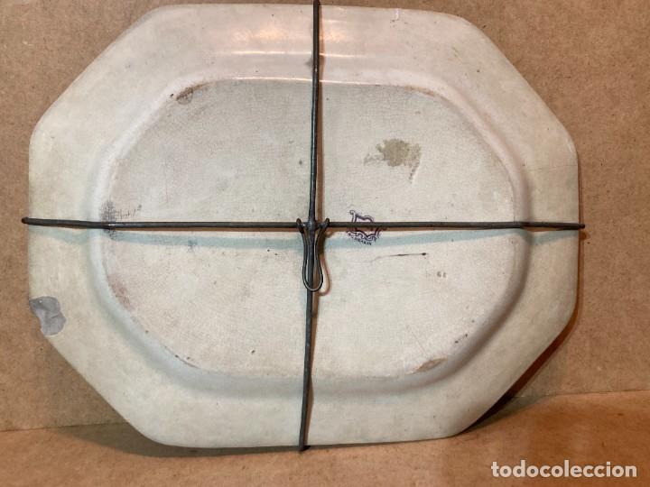 Antig&uuml;edades: Fuente de loza estampada con vista de Madrid - Foto 5