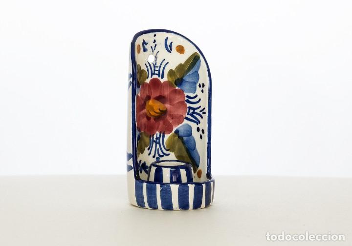 Antig&uuml;edades: Candelero / Candil / Palmatoria / Portavelas de ceramica