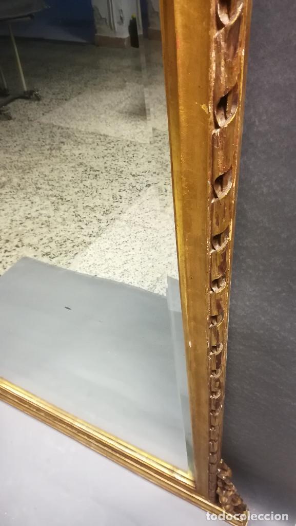 Antig&uuml;edades: ESPEJO BISELADO FRANCES CON REJILLA Y COPETE - Foto 12
