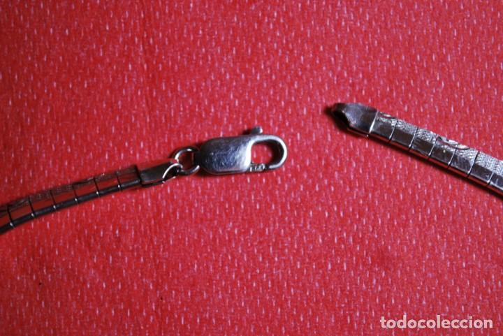 Antig&uuml;edades: COLLAR DE PLATA de ley. - Foto 4