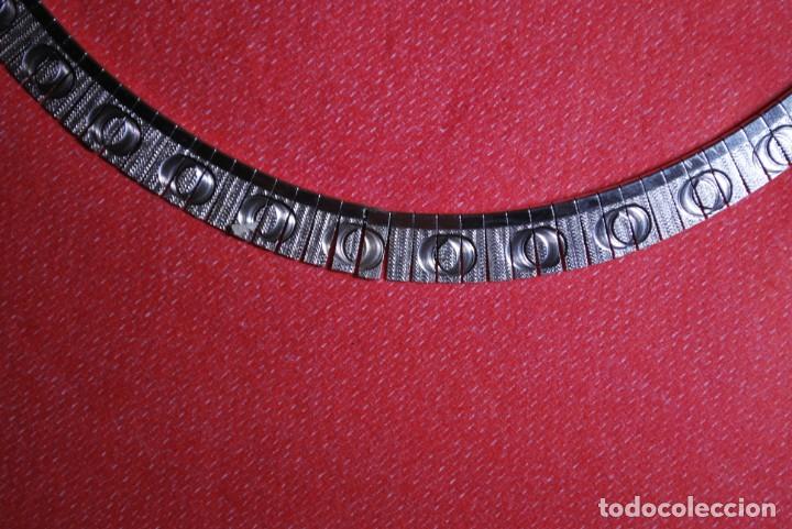 Antig&uuml;edades: COLLAR DE PLATA de ley. - Foto 9