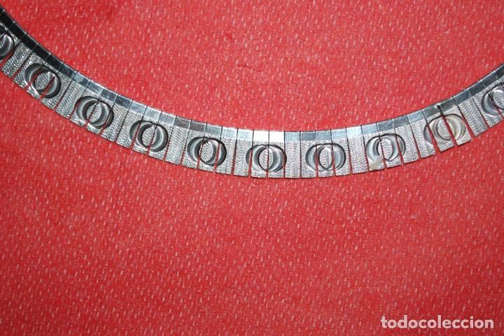 Antig&uuml;edades: COLLAR DE PLATA de ley. - Foto 10