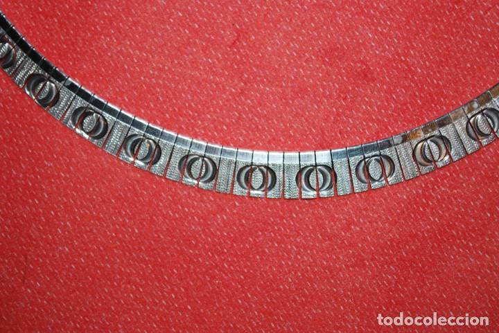 Antig&uuml;edades: COLLAR DE PLATA de ley. - Foto 12
