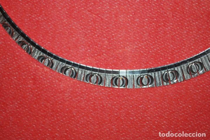 Antig&uuml;edades: COLLAR DE PLATA de ley. - Foto 13