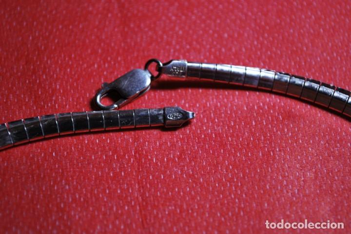 Antig&uuml;edades: COLLAR DE PLATA de ley. - Foto 17