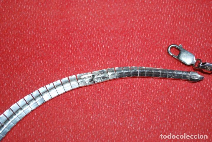 Antig&uuml;edades: COLLAR DE PLATA de ley. - Foto 20