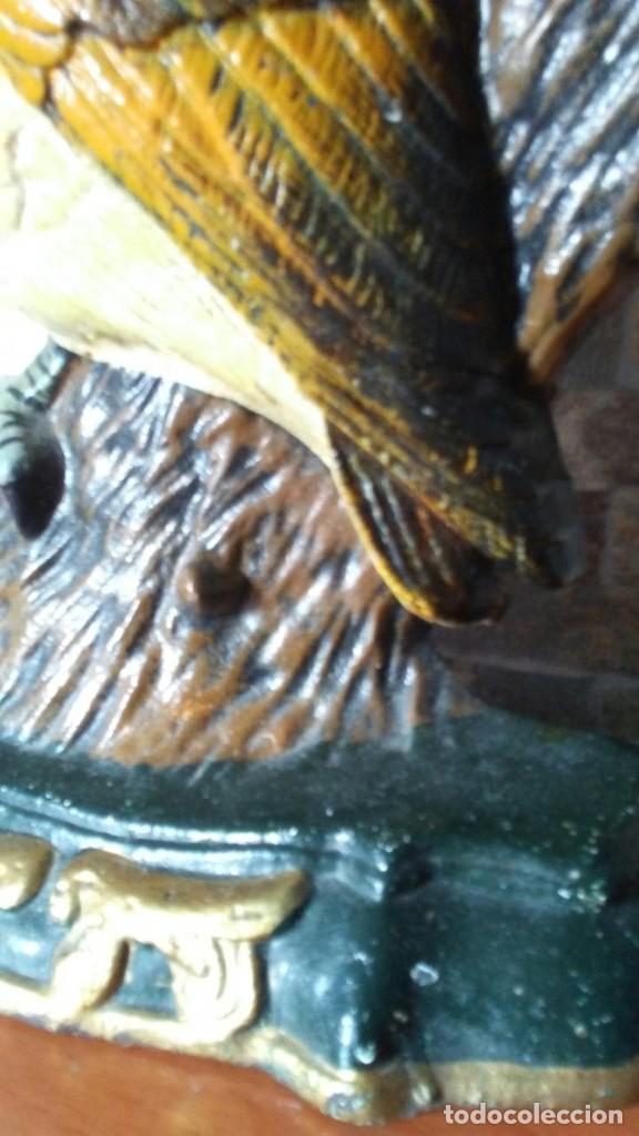 Antig&uuml;edades: PESADO BUHO SUJETA PUERTAS - Foto 6