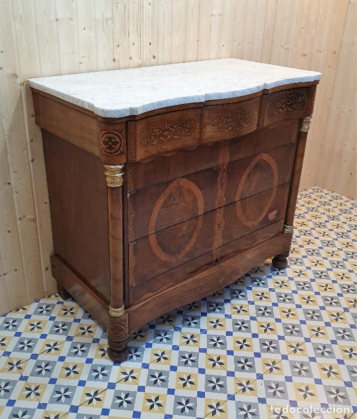 Antig&uuml;edades: COMODA SECRETER S.XIX - Foto 4