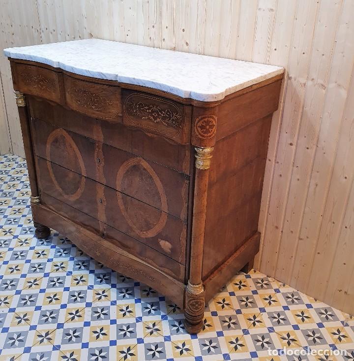 Antig&uuml;edades: COMODA SECRETER S.XIX - Foto 5