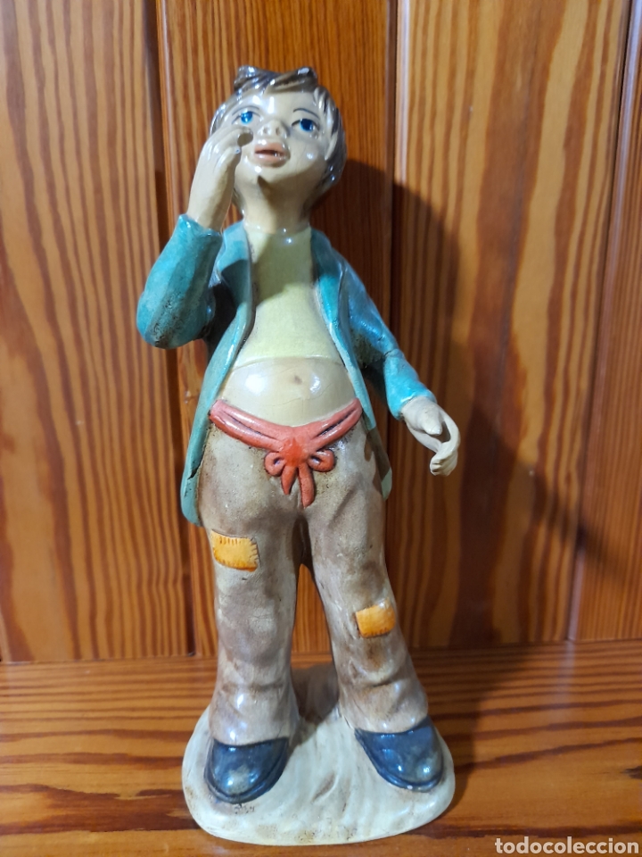 Antig&uuml;edades: Ni&ntilde;o vagabundo artesan&iacute;a Gri&ntilde;an