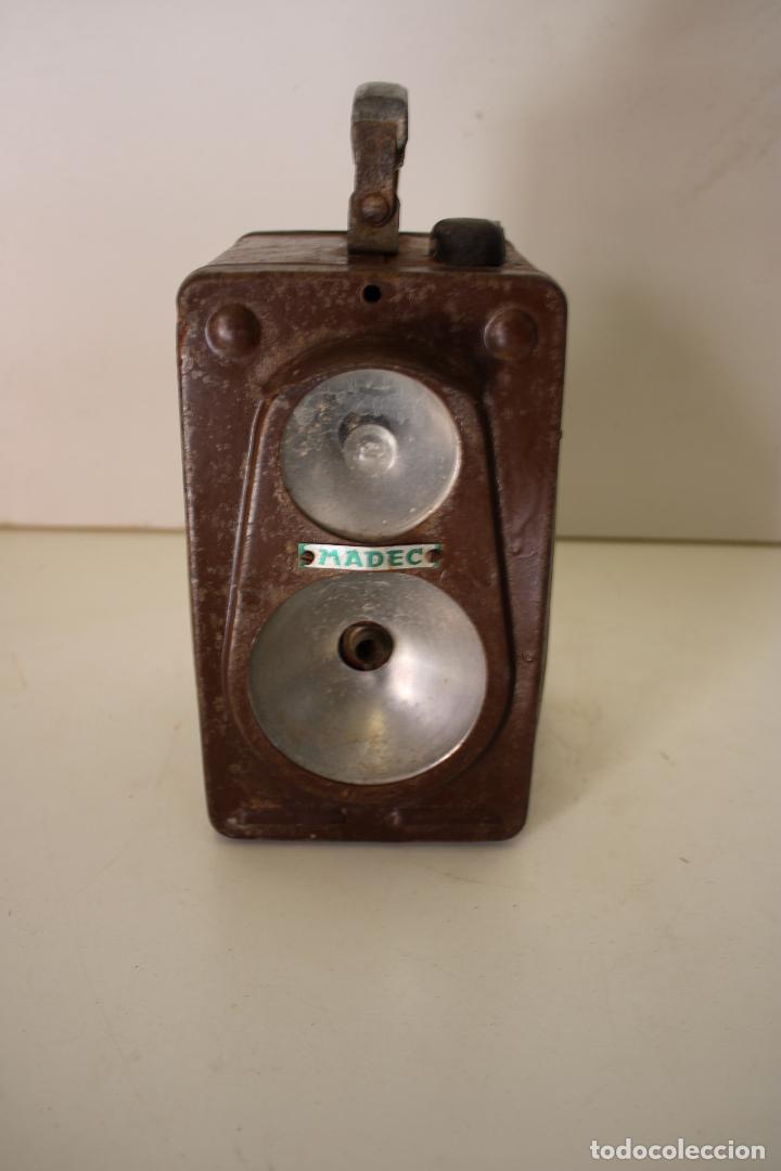 Antig&uuml;edades: Linterna o farol minero Madec - Foto 5