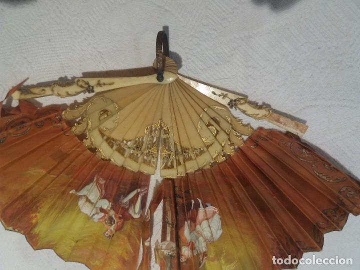 Antig&uuml;edades: Antiguo abanico para restaurar 20 cm - Foto 2