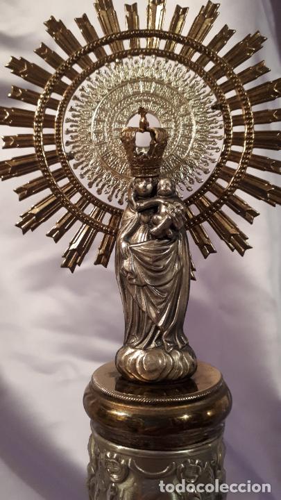 Antig&uuml;edades: Virgen del Pilar de plata - Foto 3
