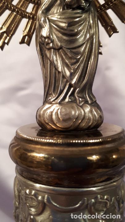 Antig&uuml;edades: Virgen del Pilar de plata - Foto 4