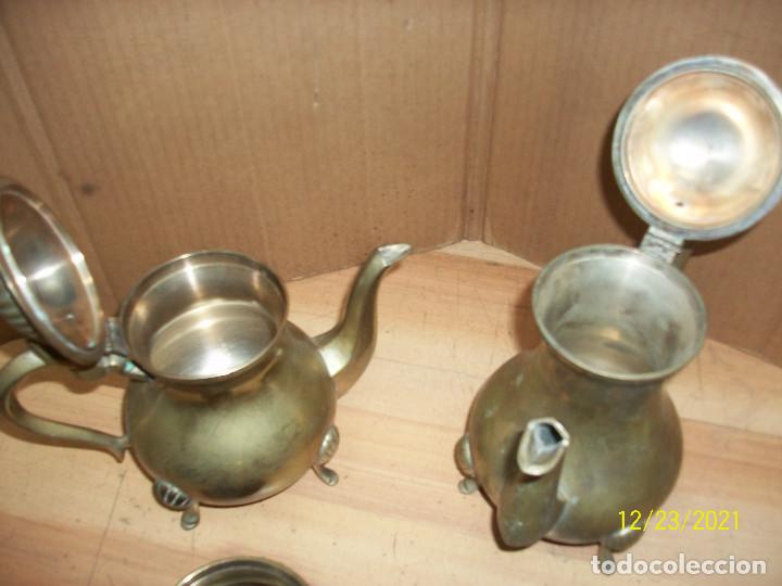 Antig&uuml;edades: JUEGO DE CAFE EN BRONCE - Foto 2