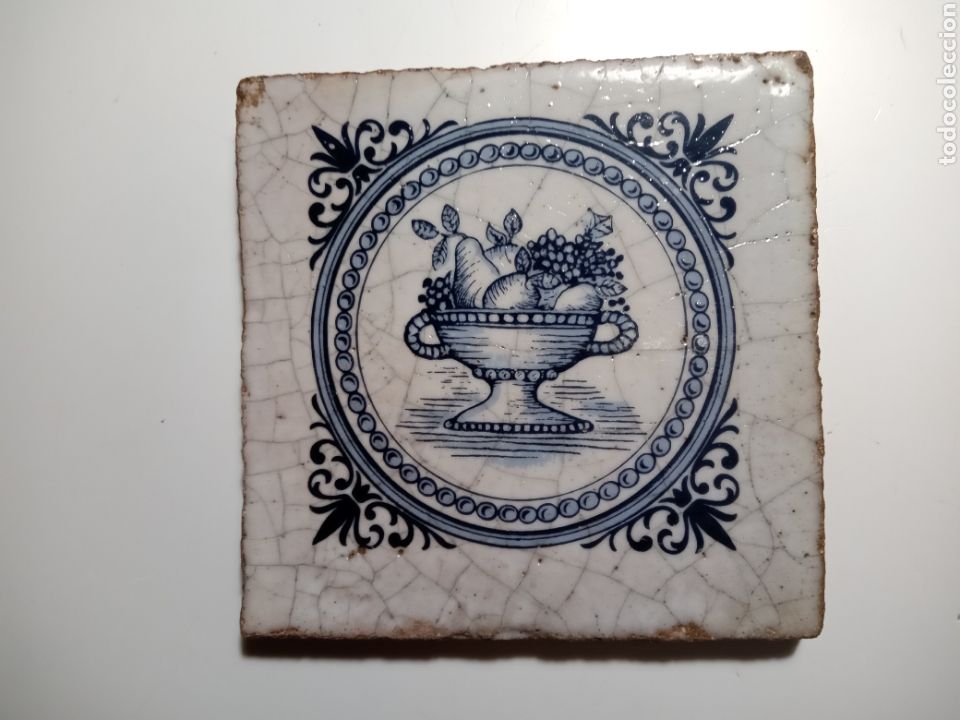 Antig&uuml;edades: Azulejo antiguo. - Foto 1