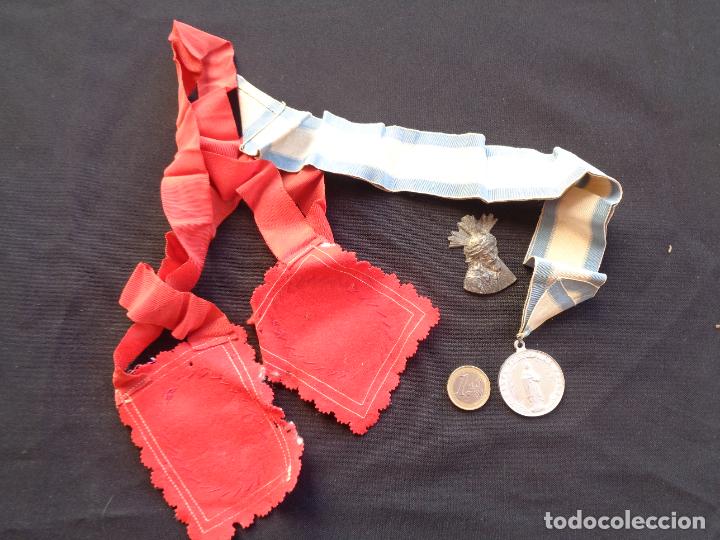 Antig&uuml;edades: LOTE ESCAPULARIO 1877 Y MEDALLAS - Foto 8