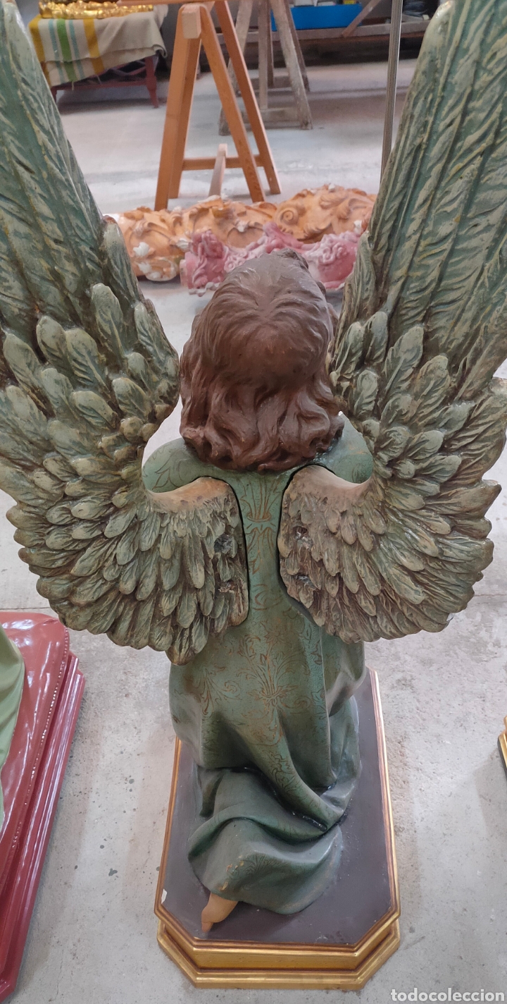 Antig&uuml;edades: &Aacute;ngel porta candelabro - Foto 7