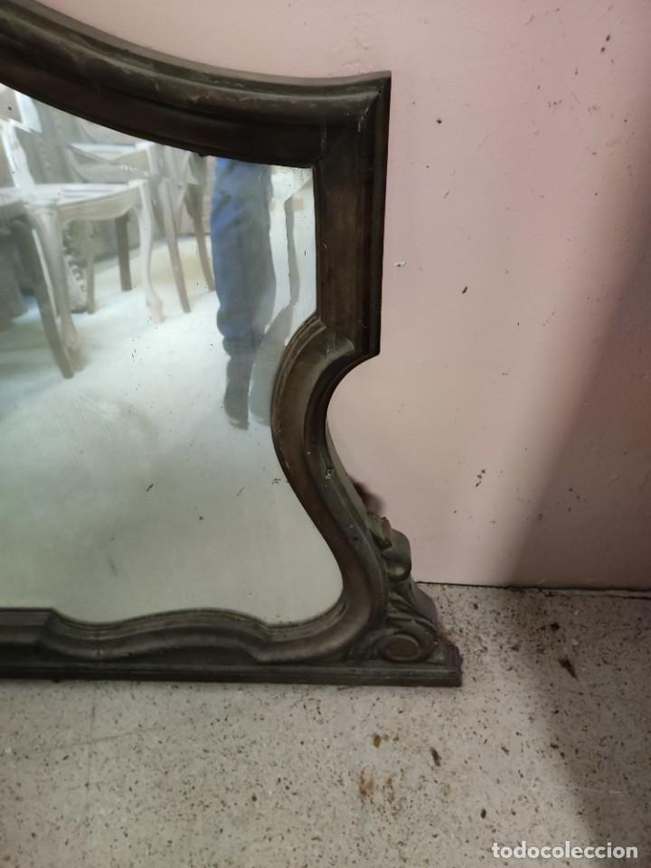 Antig&uuml;edades: Espejo luna bisel antiguo - Foto 2