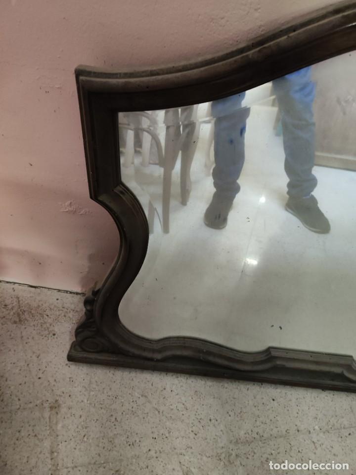 Antig&uuml;edades: Espejo luna bisel antiguo - Foto 3