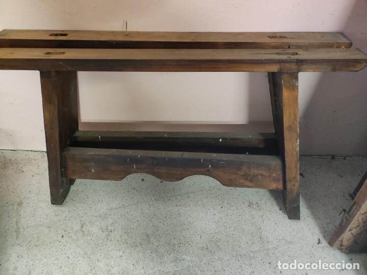 Antig&uuml;edades: Pareja de patas de pino - Foto 1
