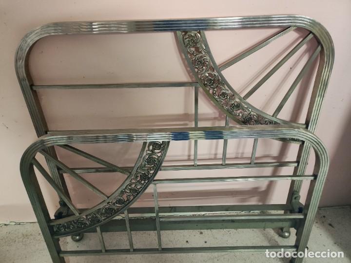 Antig&uuml;edades: Cama niquelado - Foto 4
