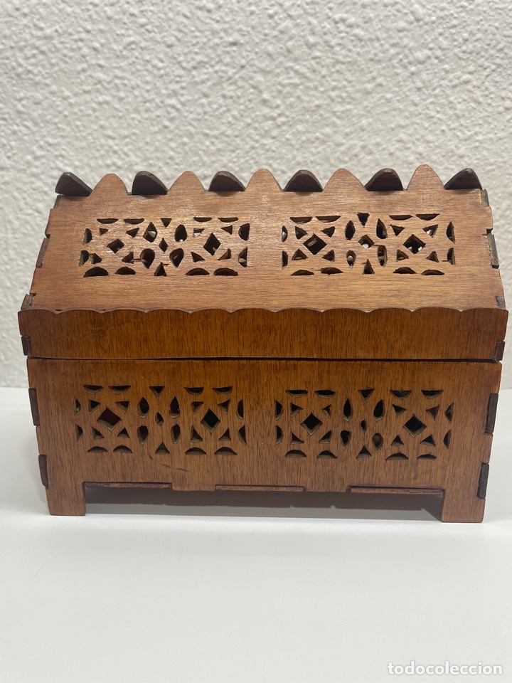 Antig&uuml;edades: CAJA MADERA CALADA - Foto 3