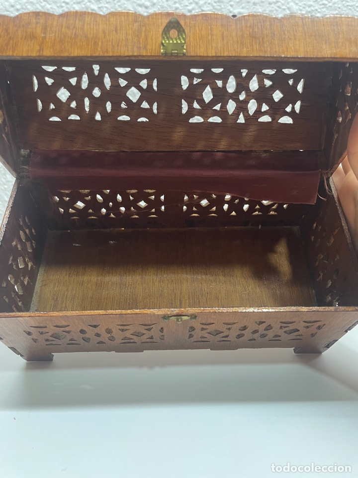 Antig&uuml;edades: CAJA MADERA CALADA - Foto 6