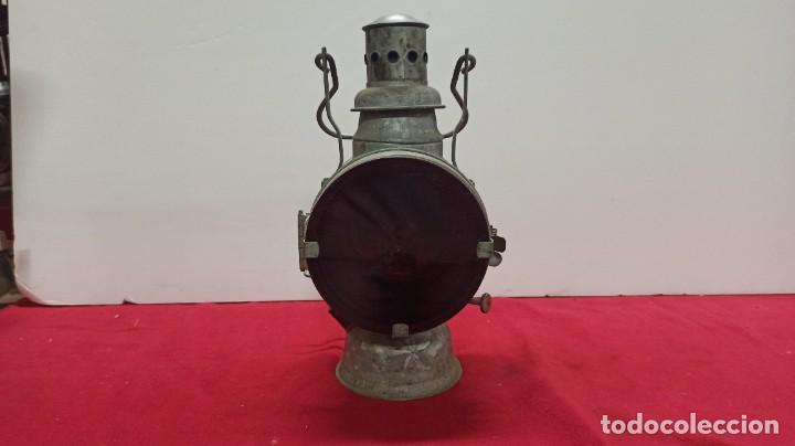 Antig&uuml;edades: Antiguo farol de Ferrocarril Alem&aacute;n. - Foto 1