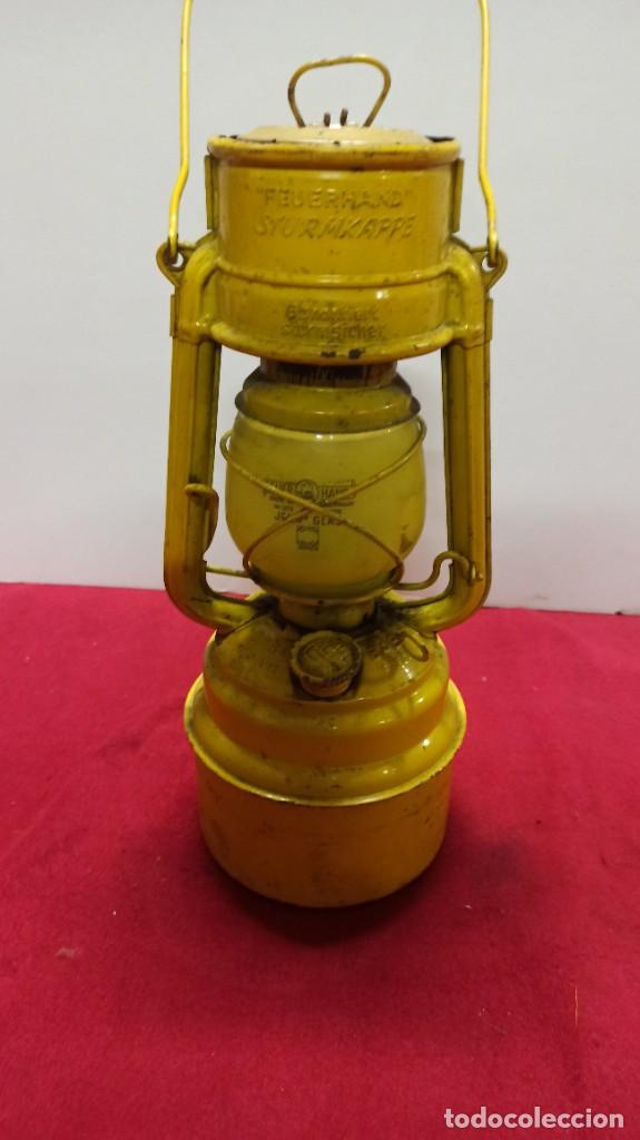 Antig&uuml;edades: Antiguo farol de obras publicas Alem&aacute;n. - Foto 2