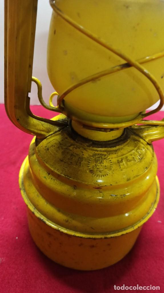 Antig&uuml;edades: Antiguo farol de obras publicas Alem&aacute;n. - Foto 4