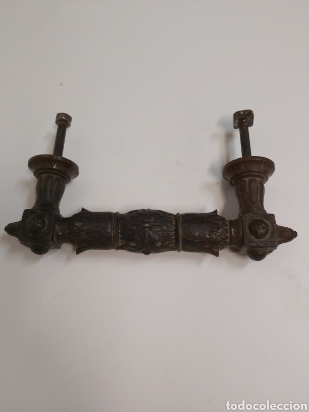 Antig&uuml;edades: Gran tirador puerta 27cm - Foto 2