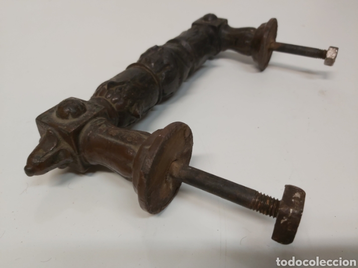 Antig&uuml;edades: Gran tirador puerta 27cm - Foto 4